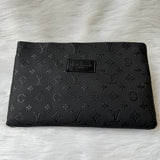 Louis Vuitton Pochette Embossed Logo |Black|