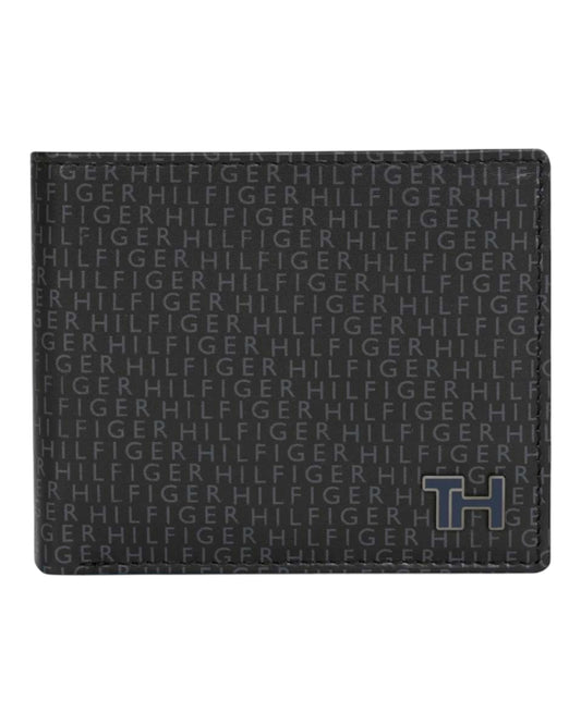 Tommy Hilfiger Men Printed Wallet |Black|