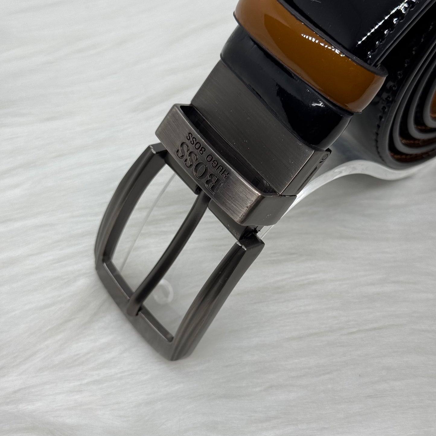 Hugo Boss Double Face Belt |Black/Brown|