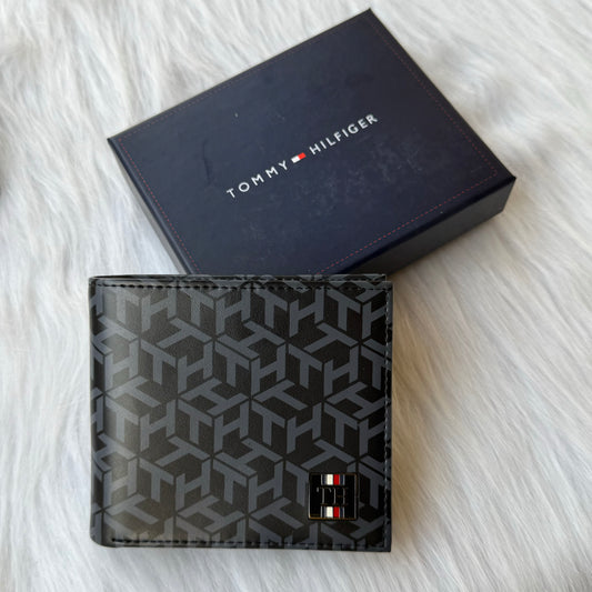 Tommy Hilfiger Franco Pinted Wallet |Black|