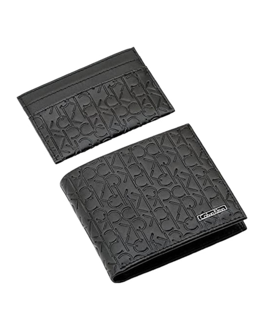 Calvin Klein Set Wallet & Card Holder |Black|