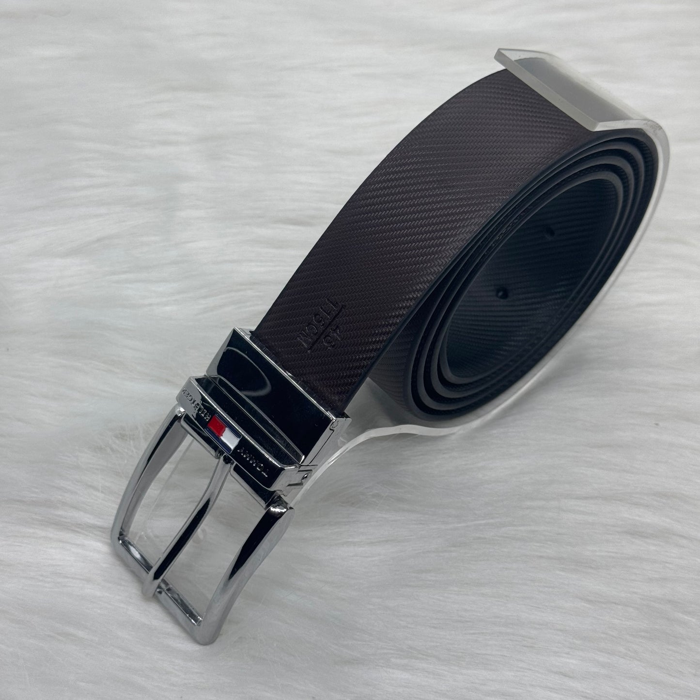 Tommy Hilfiger Double Face Belt |Black/Brown|