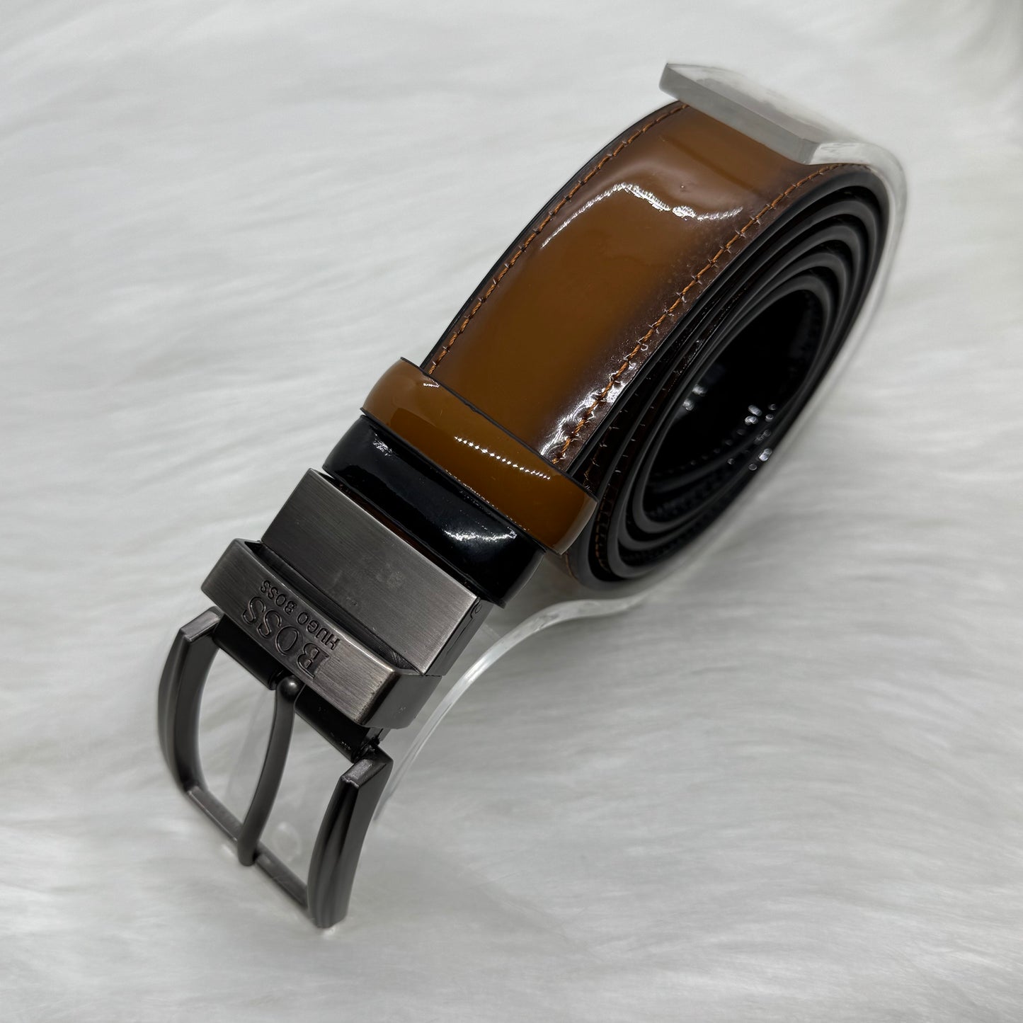 Hugo Boss Double Face Belt |Black/Brown|