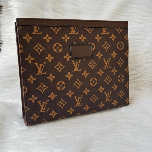 Louis Vuitton Clutch Bag |Brown|