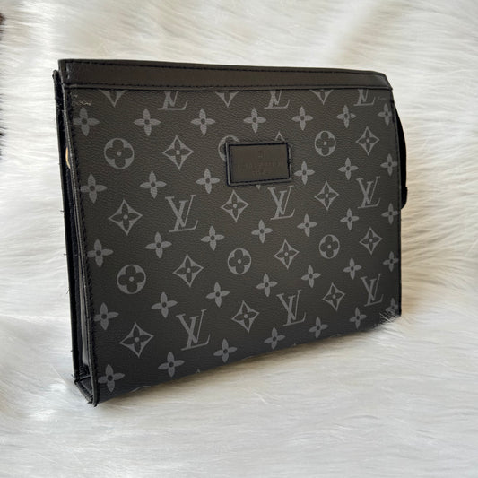 Louis Vuitton Clutch Bag |Black|