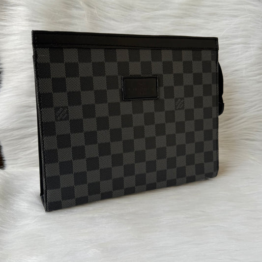 Louis Vuitton Clutch Bag |Gray|