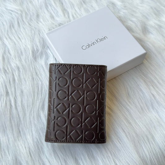 Calvin Klein Trifold Wallet |Brown|