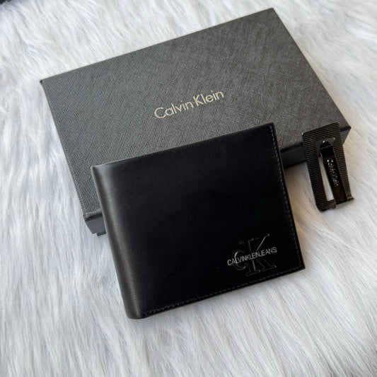 Calvin Klein Set Wallet & Money Clip |Black|