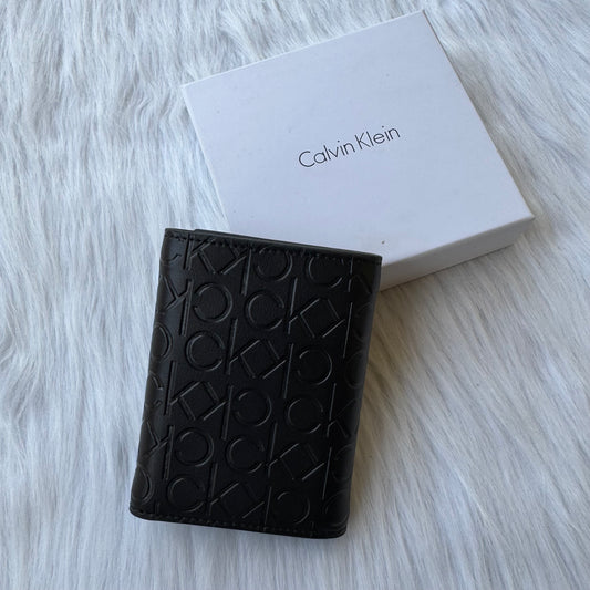 Calvin Klein Trifold Wallet |Black|