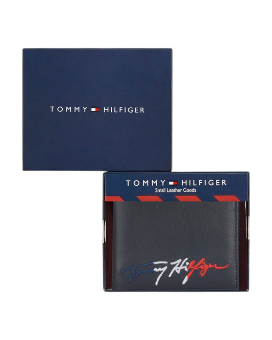 Tommy Hilfiger Signature Wallet |Blue|