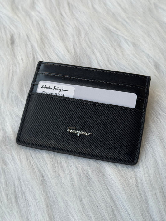 Ferragamo Card-Holder |Black|