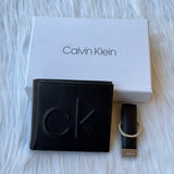 Calvin Klein Set Wallet & Medal |Black|