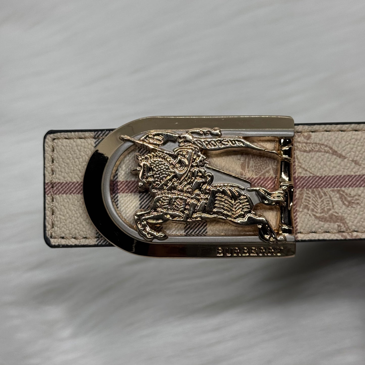 Burberry Double Face Belt |Gold|