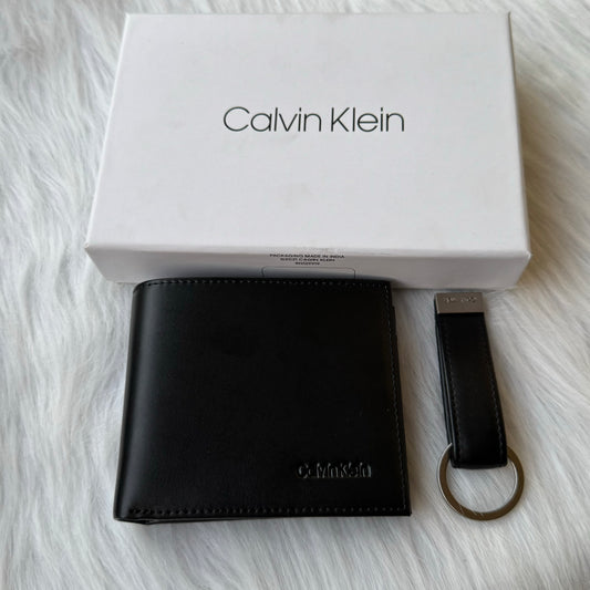 Calvin Klein Set Wallet & Medal |Black|