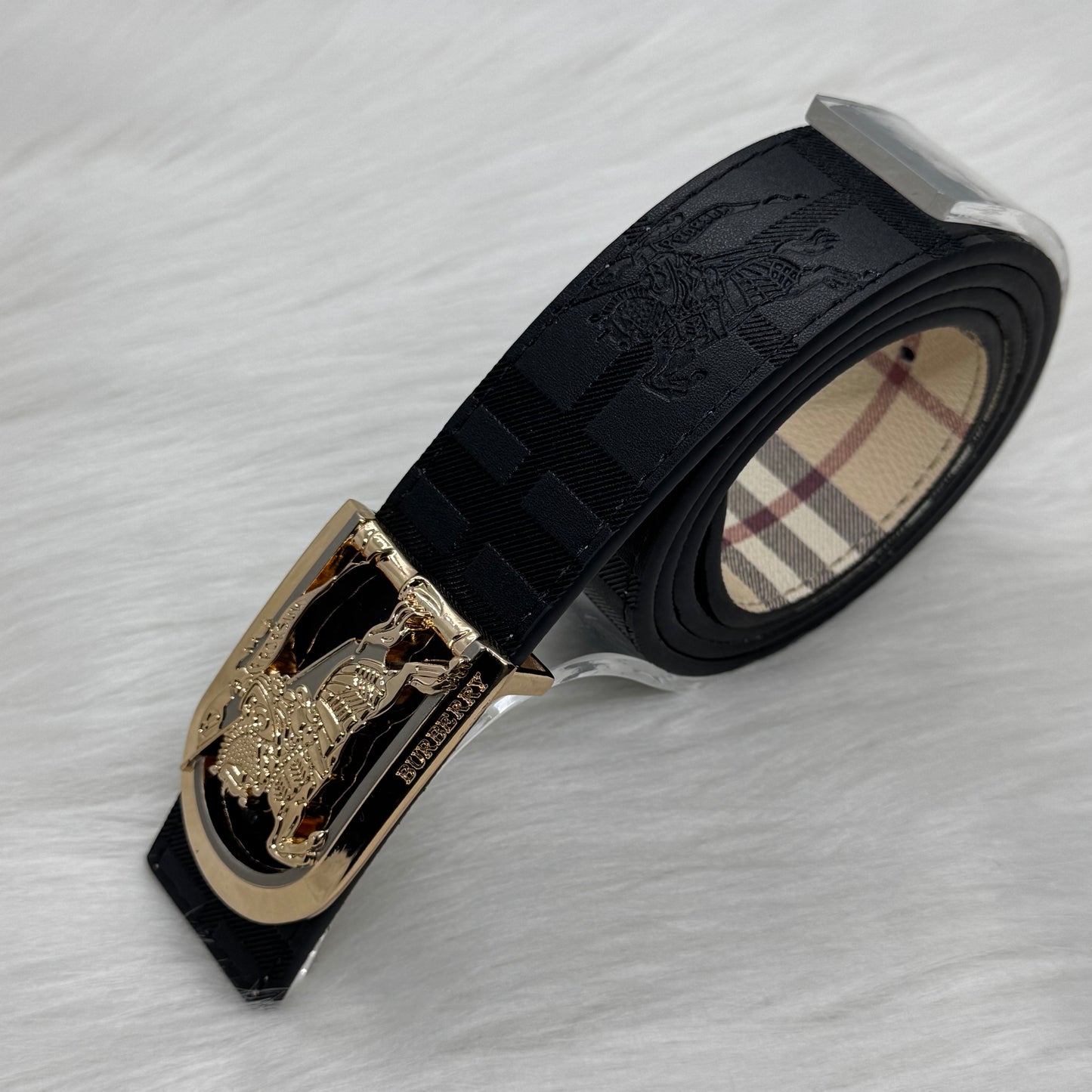 Burberry Double Face Belt |Gold|