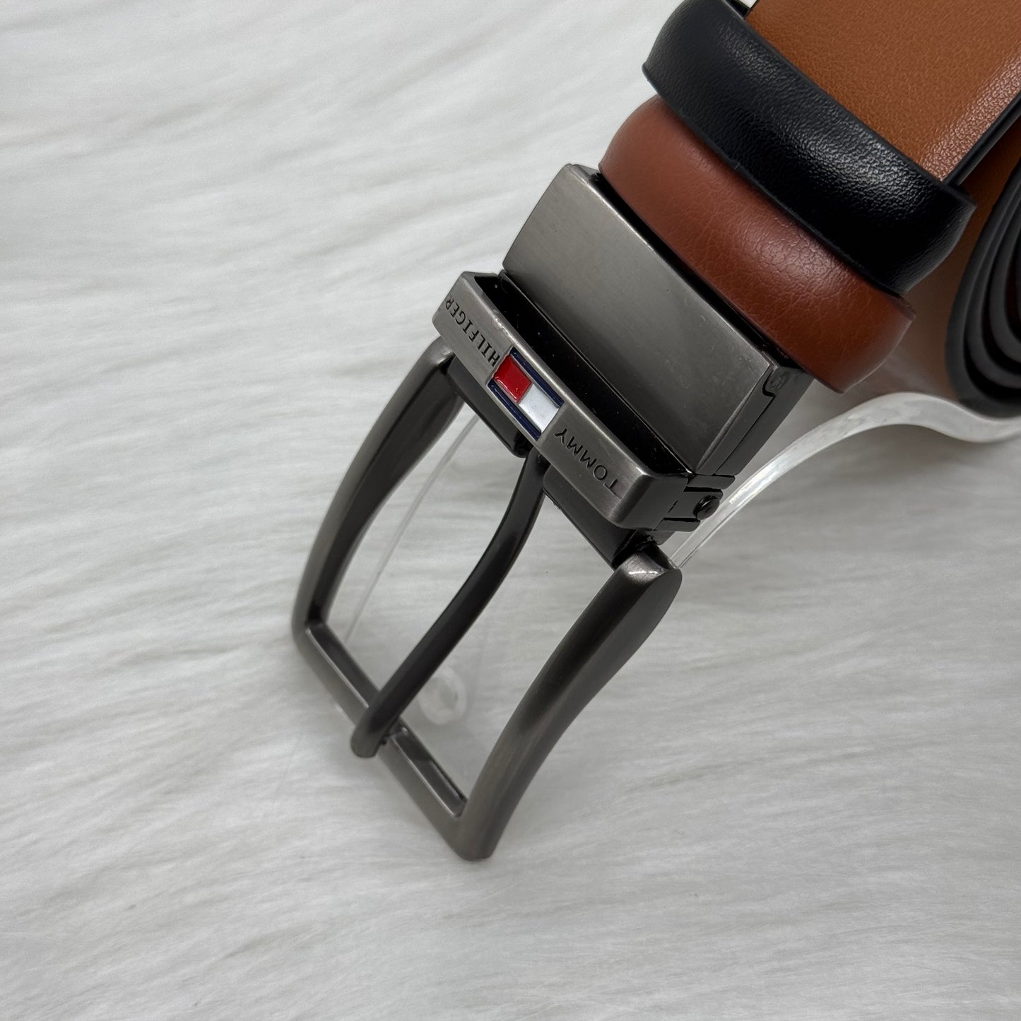 Tommy Hilfiger Double Face Belt |Black/Havan|