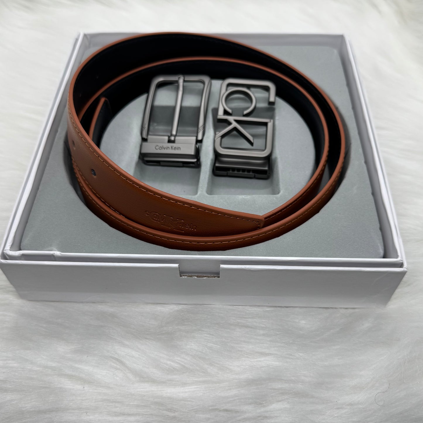 Calvin Klein Double Buckle Belt