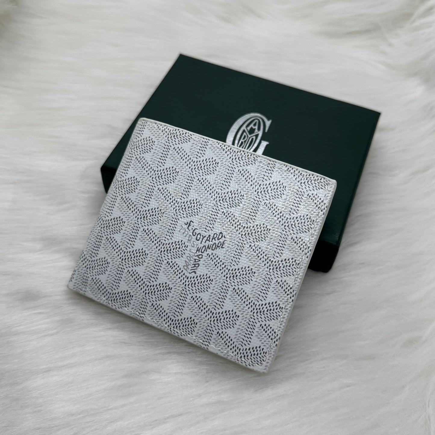 Goyard Wallet |White|