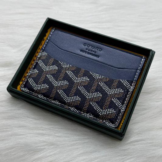 Goyard Card-Holder |Navy Blue|