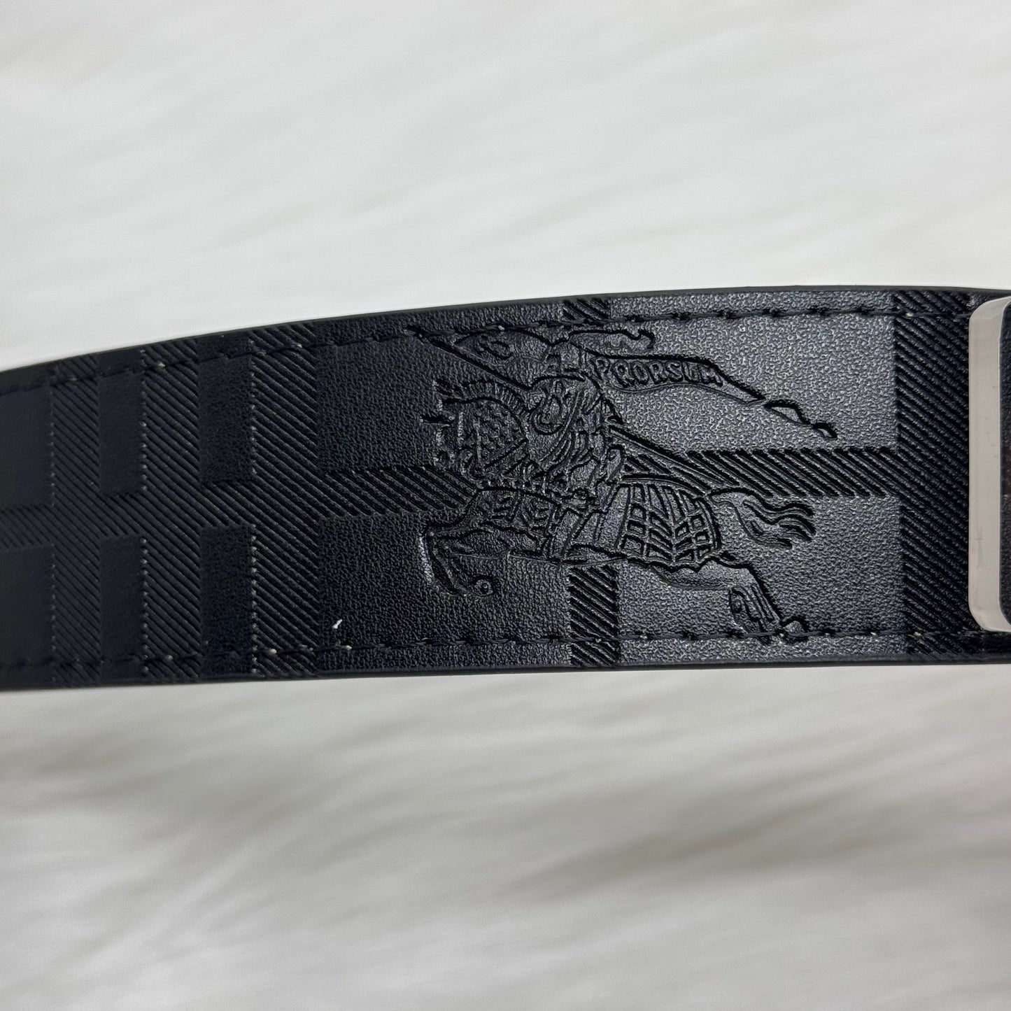 Burberry Double Face Belt |Silver|