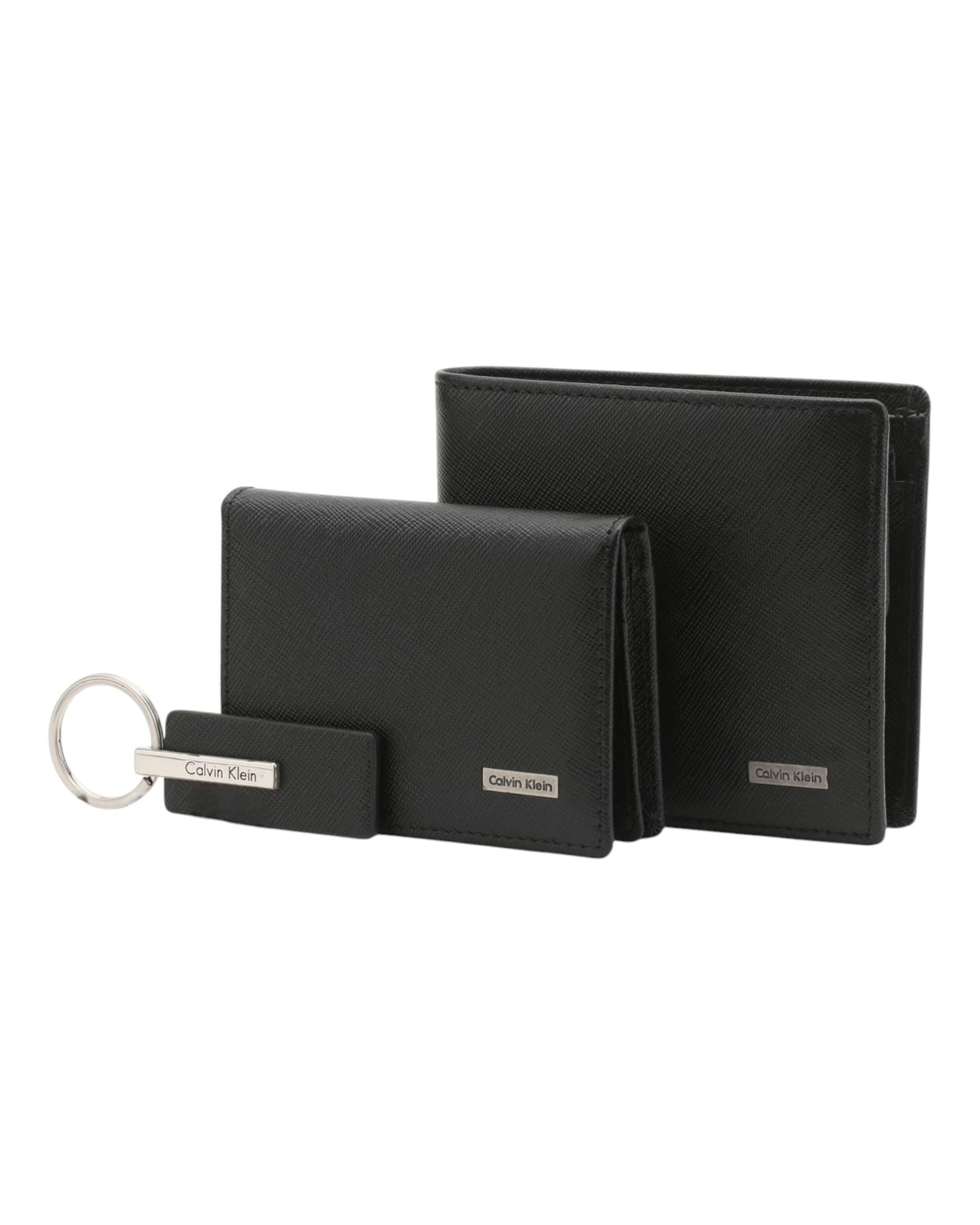 Calvin Klein Set Wallet , Card Holder & Medal |Black|