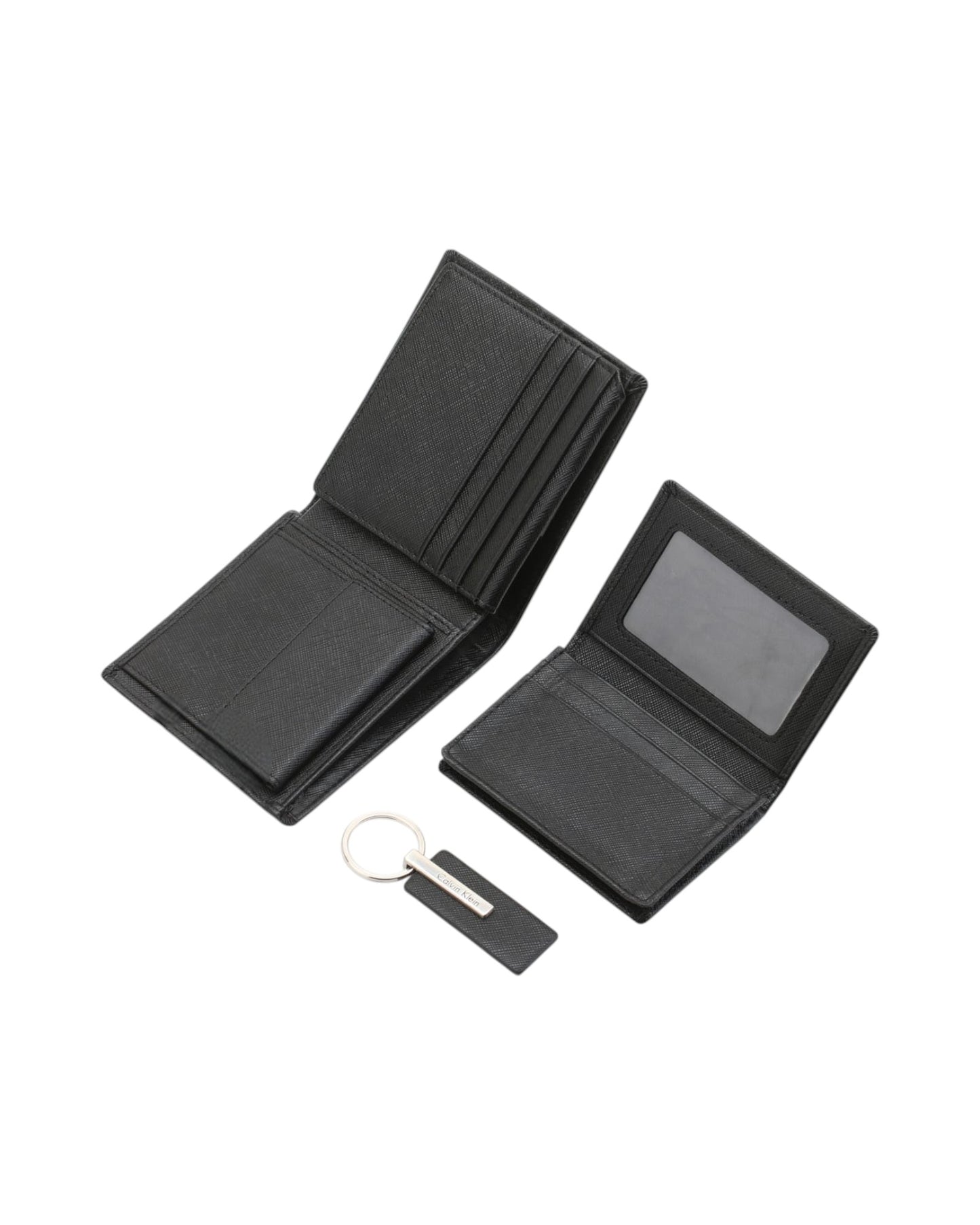 Calvin Klein Set Wallet , Card Holder & Medal |Black|