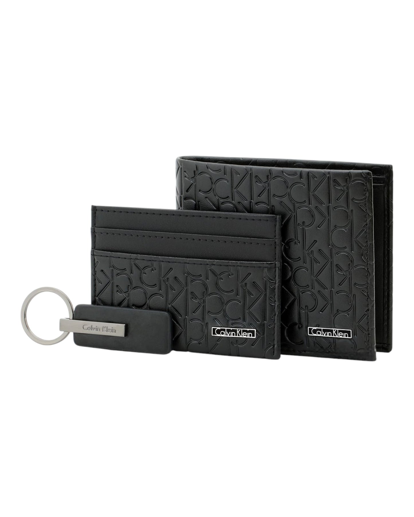 Calvin Klein Set Wallet , Card Holder & Medal |Black|