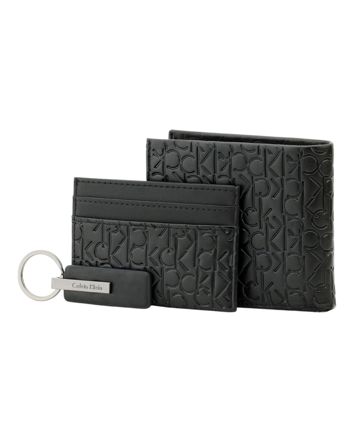 Calvin Klein Set Wallet , Card Holder & Medal |Black|