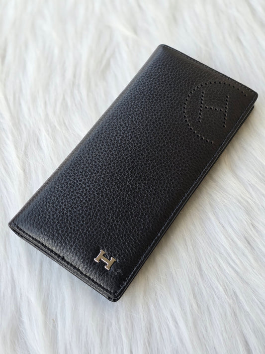 Hermes Passport Wallet |Black|